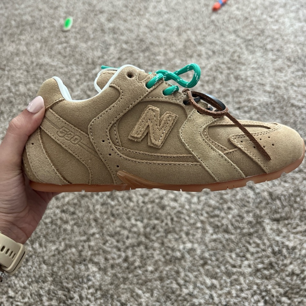 Miu Miu New Balance beige